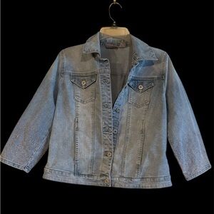 Chico's Light Blue Jean Jacket